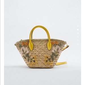 Zara Mini Raffia bag